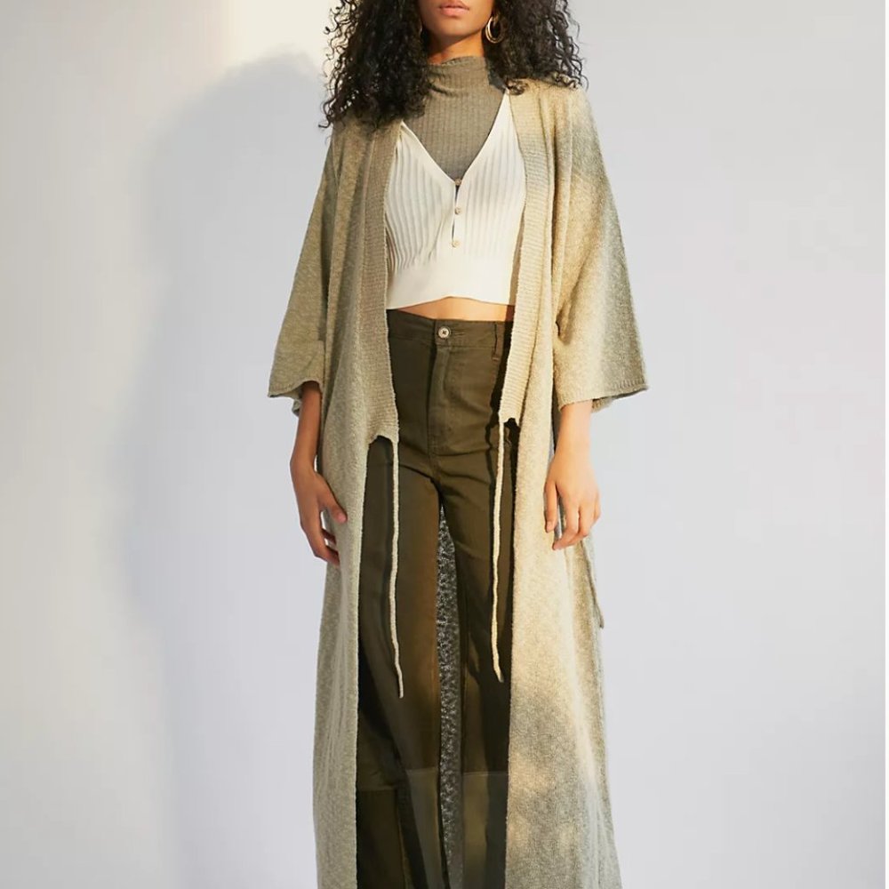 Free People Florence Wrap Sweater Dress